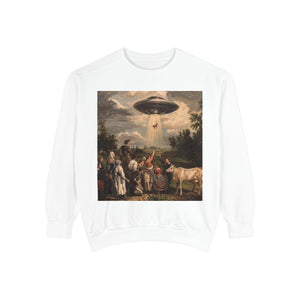 Alien Encounter Garment-Dyed Sweatshirt, Unisex UFO Sweatshirt, Cosmic Artwear, Unique Gift for Sci-Fi Fans, Retro Style Clothing, [...]